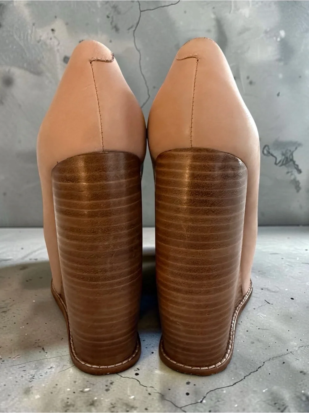 Nwot Zigi Milluh Peep Toe Platform Wedge Sandal